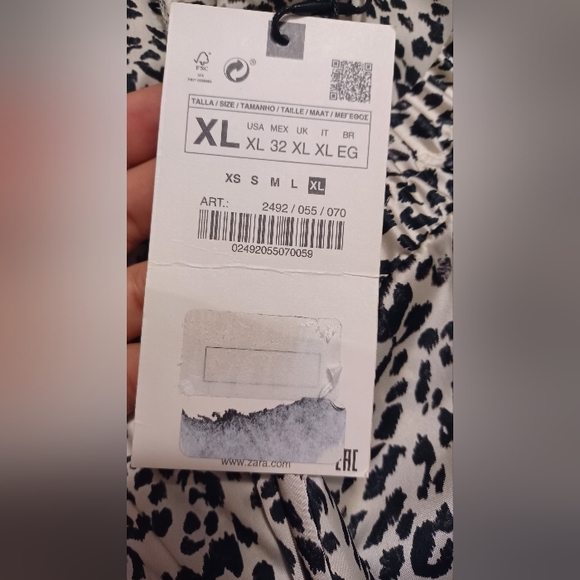 Zara silky midi skirt - Picture 6 of 8